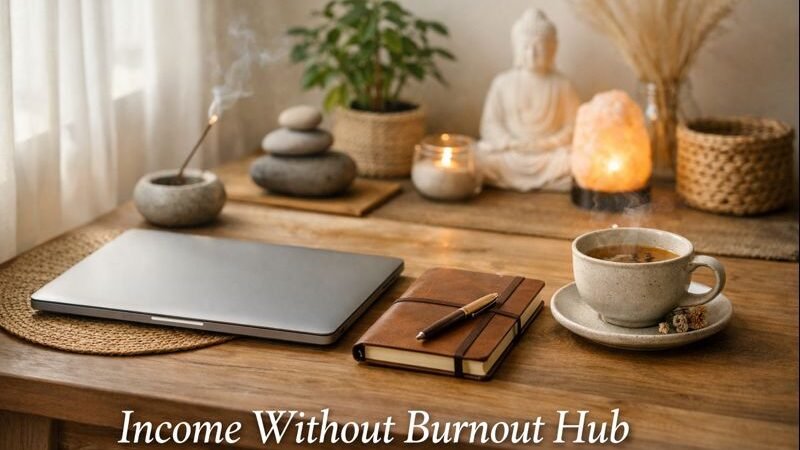 Income Without Burnout: A Practical Guide to Earning Online While Protecting Your Mental Health