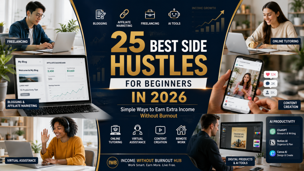 25 Best Side Hustles for Beginners in 2026